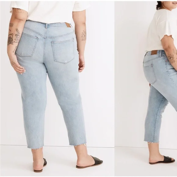 NWT Madewell Plus High Rise Slim Boyjean - Picture 3 of 15